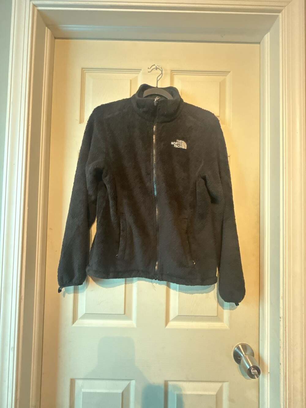 The North Face Osito Fleece Jacket Size S Black Fuzzy Full Zip